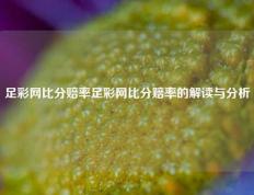 足彩网比分赔率足彩网比分赔率的解读与分析