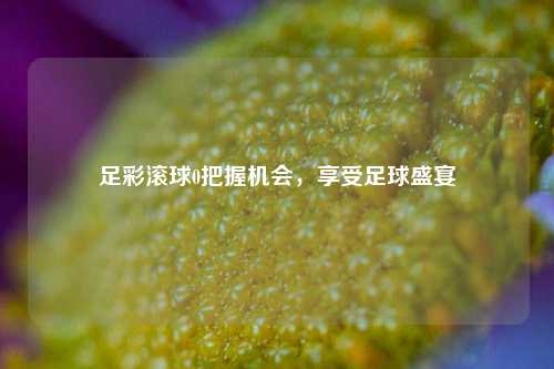 足彩滚球0把握机会，享受足球盛宴